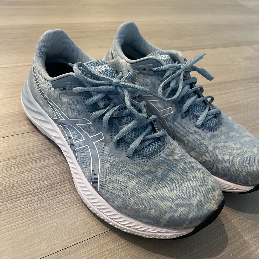 ASICS Sky Blue Comfort Sneakers, 10